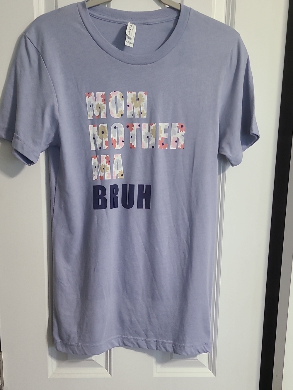 Bella Canvas Graphic Short Sleeve Tee in Light Lavender